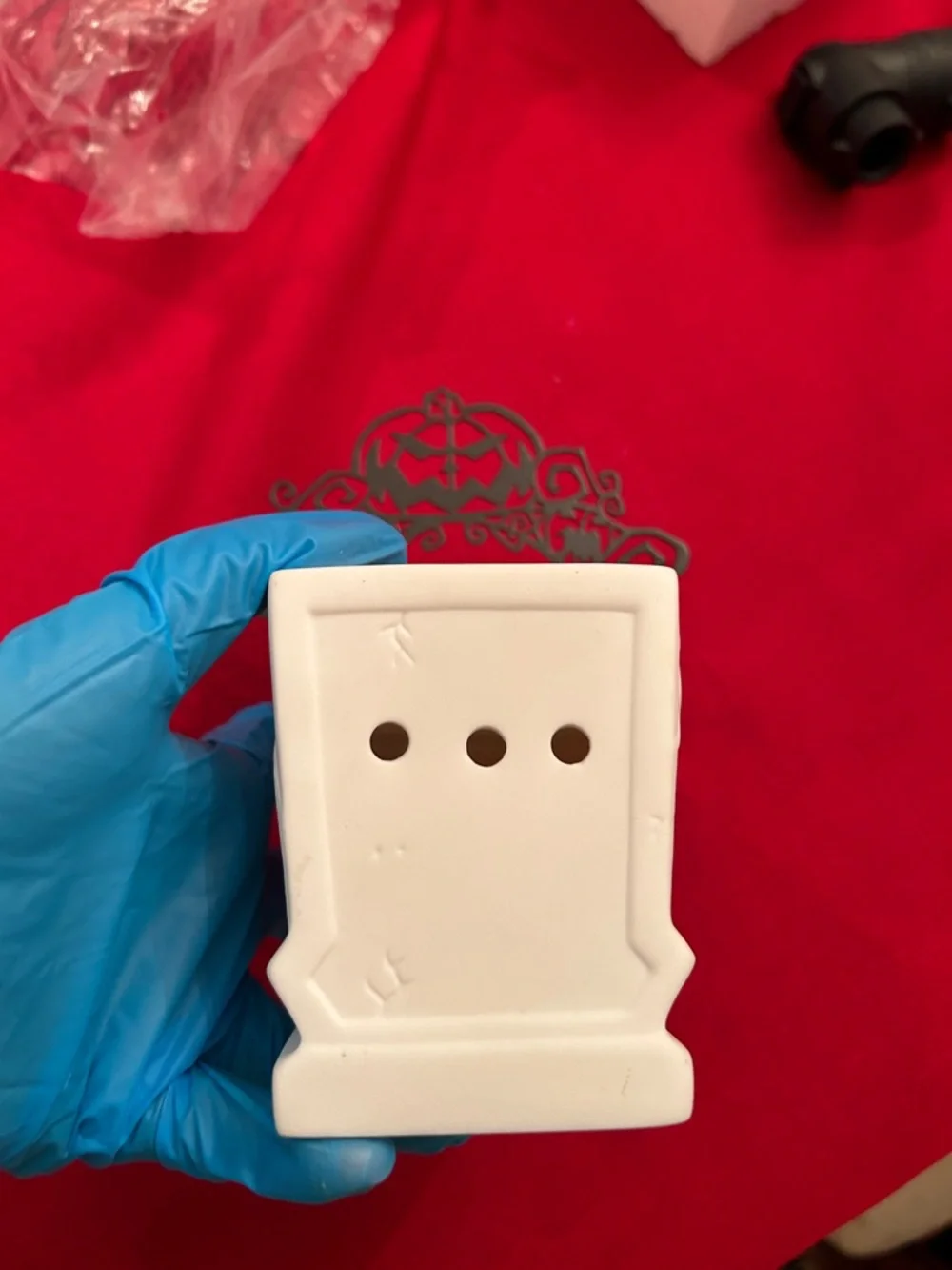 Scentsy Jack Skellington Pumpkin King Ceramic Warmer nightmare before Christmas - Picture 5 of 6